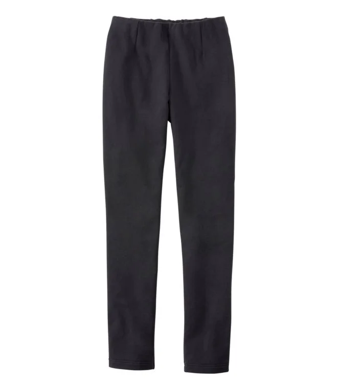 Women''s Perfect Fit Pants, Fleece-Backed Slim-Leg