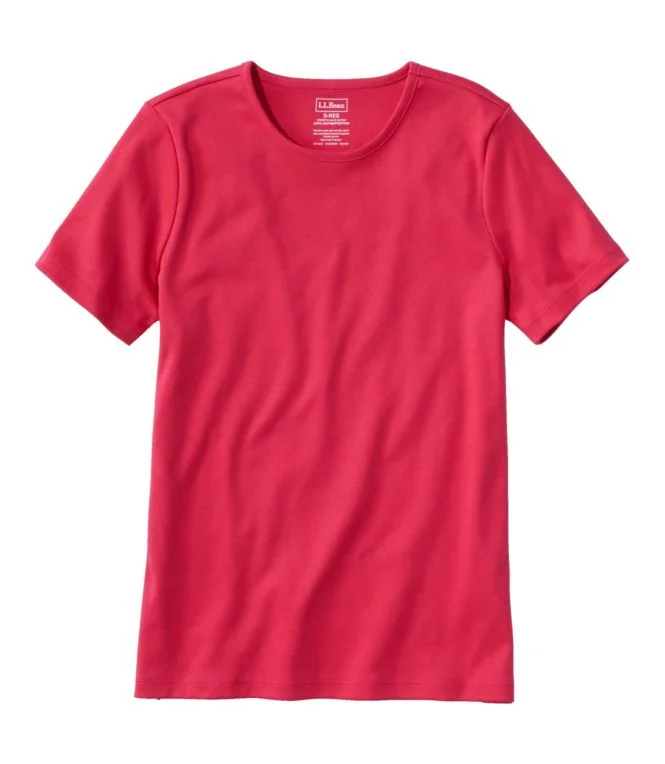 Women''s Pima Cotton Tee, Short-Sleeve Crewneck - Image 11