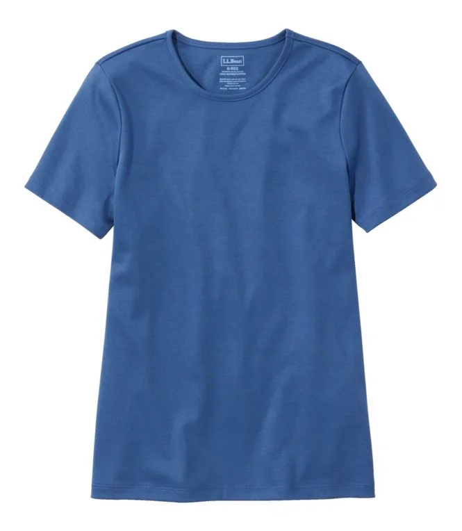 Women''s Pima Cotton Tee, Short-Sleeve Crewneck - Image 7