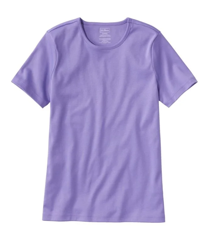 Women''s Pima Cotton Tee, Short-Sleeve Crewneck - Image 8