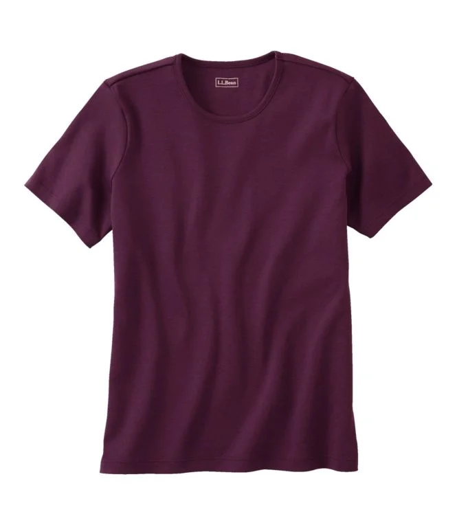 Women''s Pima Cotton Tee, Short-Sleeve Crewneck - Image 13
