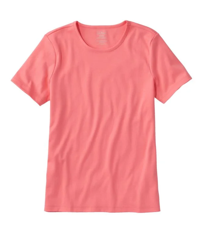 Women''s Pima Cotton Tee, Short-Sleeve Crewneck - Image 17