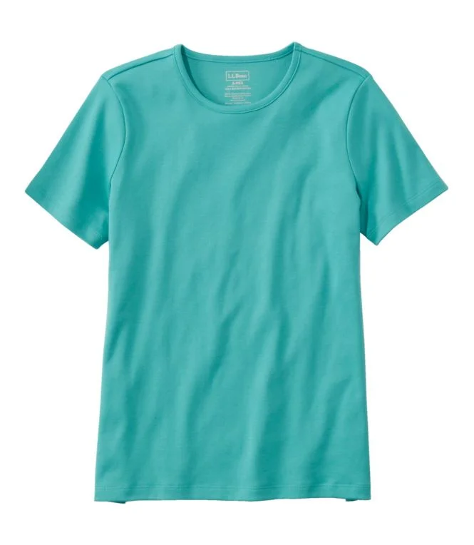 Women''s Pima Cotton Tee, Short-Sleeve Crewneck - Image 9
