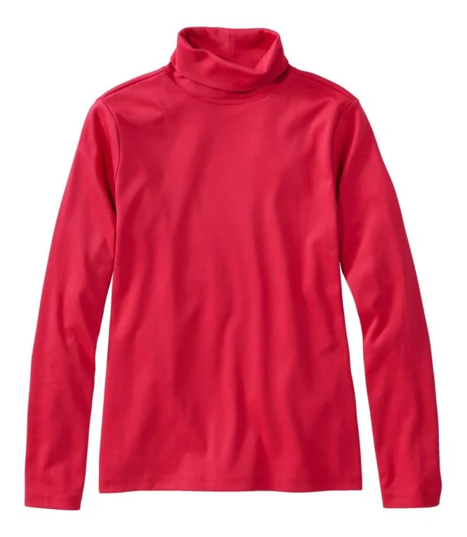 Women''s Pima Cotton Turtleneck, Long-Sleeve - Image 12