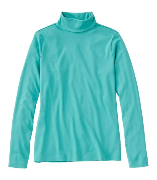 Women''s Pima Cotton Turtleneck, Long-Sleeve - Image 9