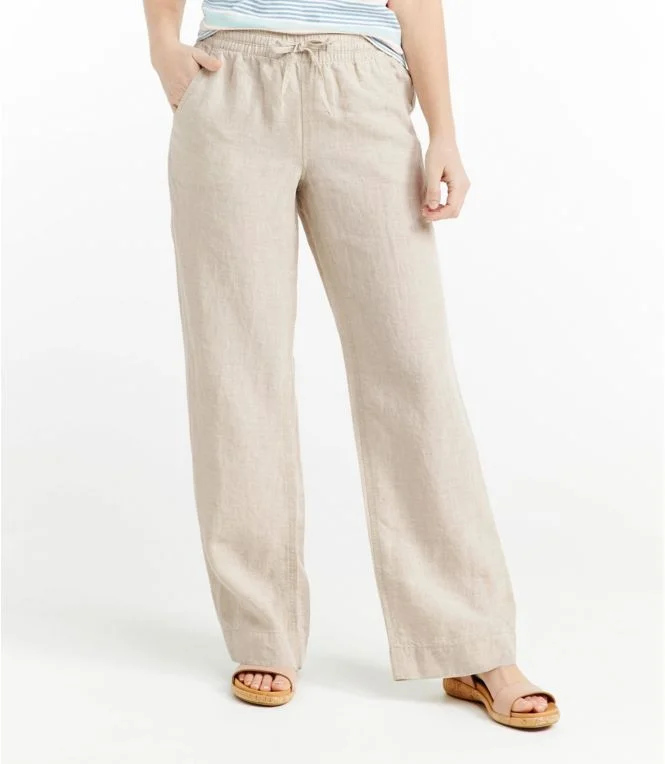 Women''s Premium Washable Linen Pull-On Pants