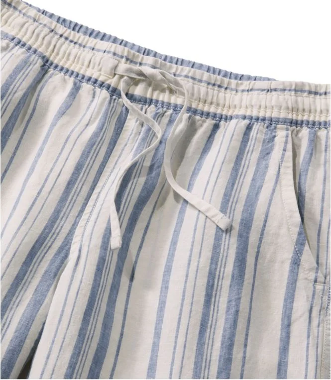 Women''s Premium Washable Linen Pull-On Pants, Stripe - Image 5