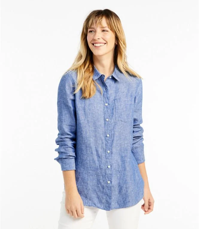Women''s Premium Washable Linen Shirt, Tunic - Image 3