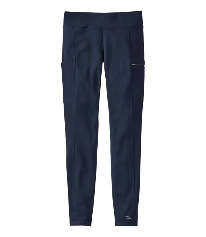 Alternative view of Women''s PrimaLoft ThermaStretch Fleece Pocket Tights, Mid-Rise