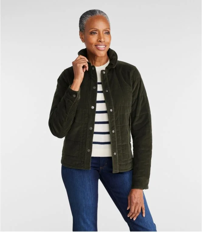 Women''s Quilted Corduroy Jacket - Image 3
