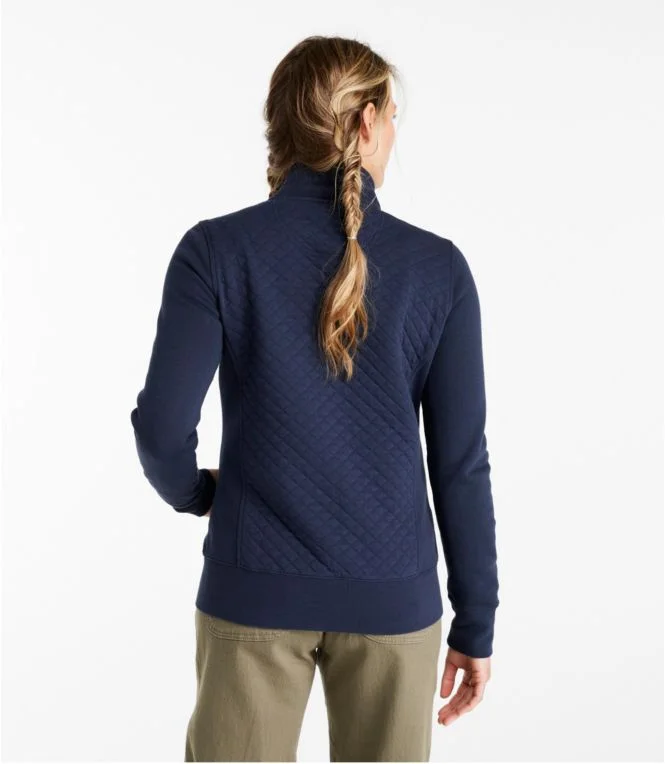 Women''s Quilted Full-Zip Sweatshirt - Image 5