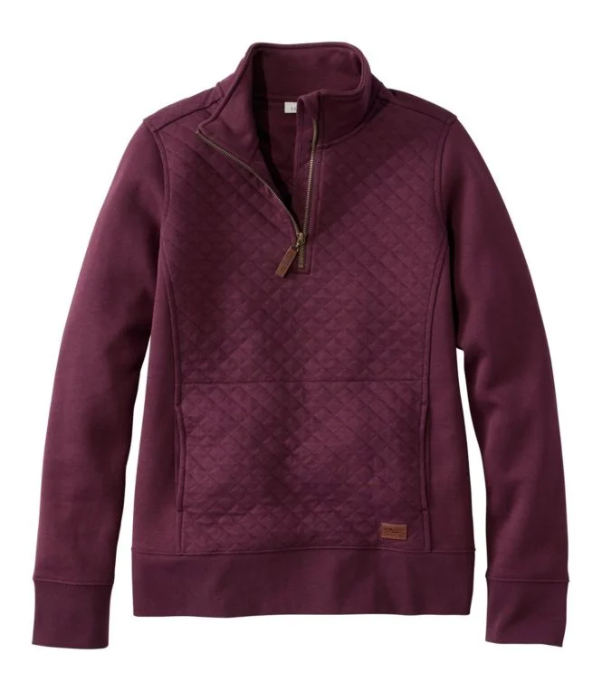 Women''s Quilted Quarter-Zip Pullover - Image 8