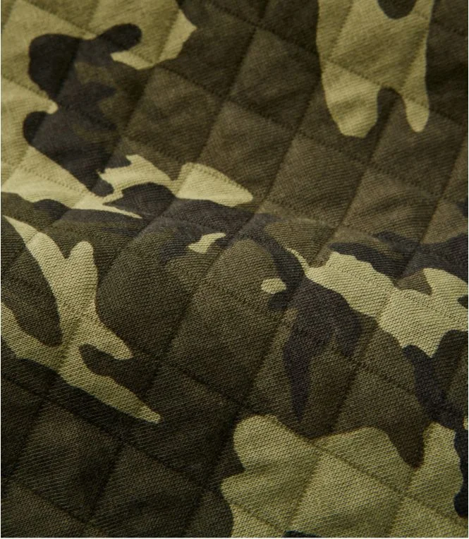 Women''s Quilted Sweatshirt, Crewneck Pullover Print - Image 5