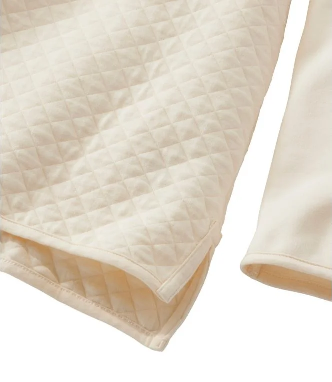 Women''s Quilted Sweatshirt, Mockneck Tunic - Image 7