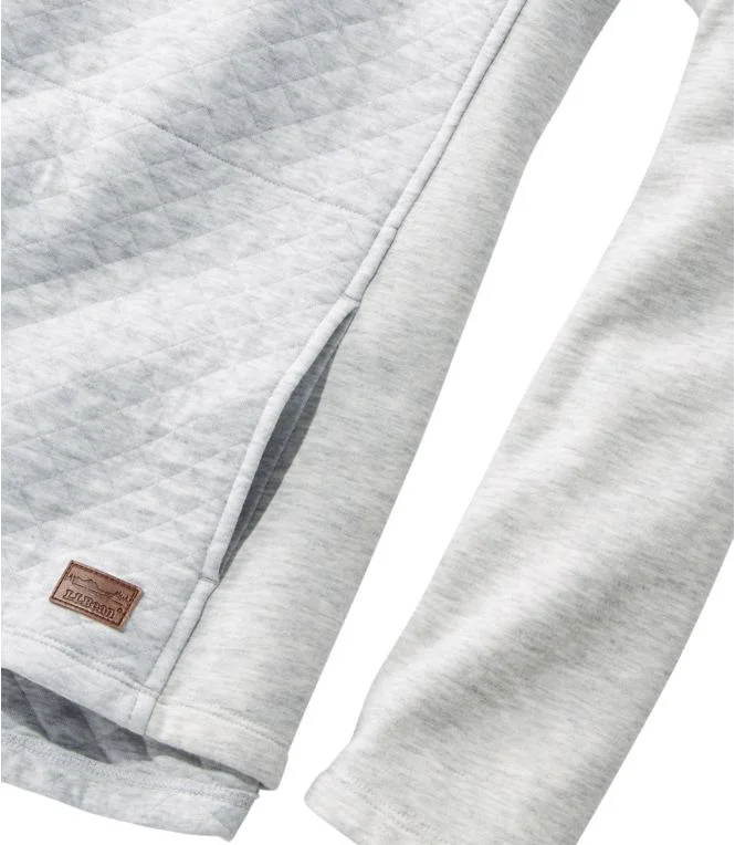 Women''s Quilted Sweatshirt Pullover, Funnelneck - Image 5