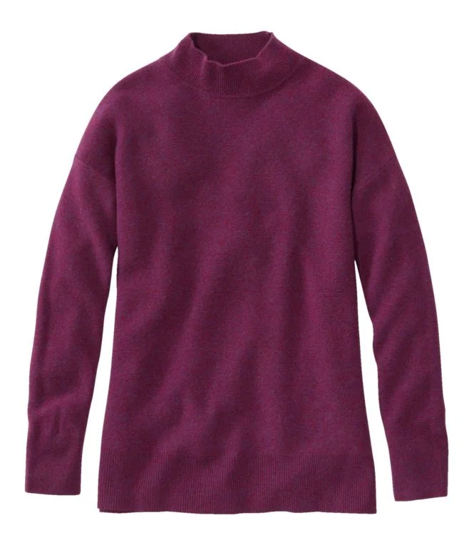 Women''s Respun Cashmere Sweater, Mockneck - Image 6