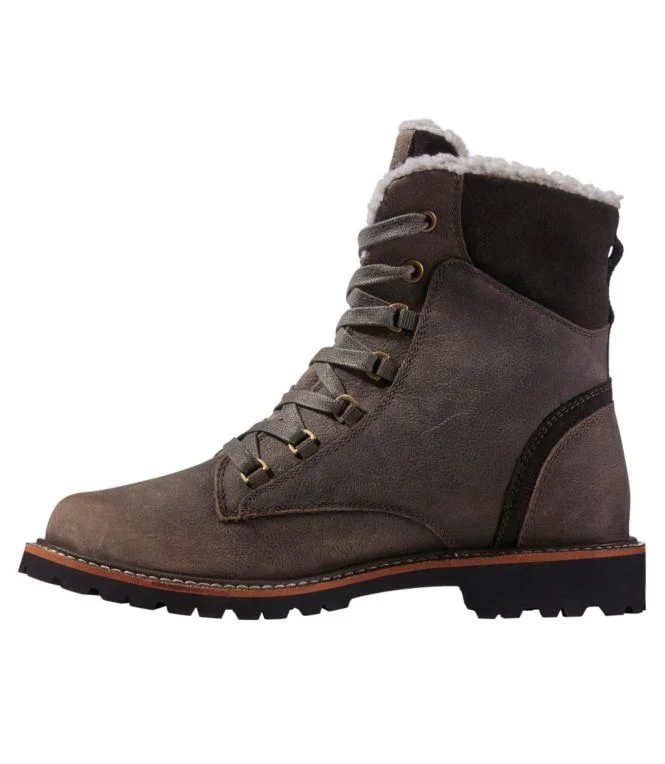 Women''s Rugged Cozy Boots, Lace-Up - Image 3