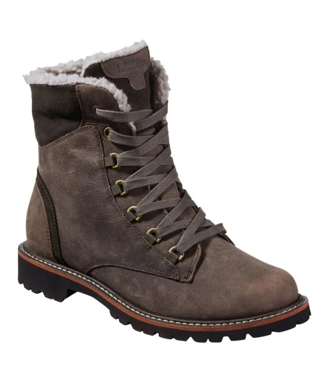 Women''s Rugged Cozy Boots, Lace-Up - Image 7