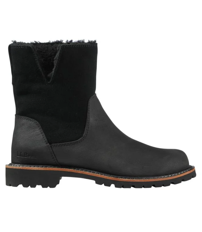 Women''s Rugged Cozy Boots, Mid Side-Zip