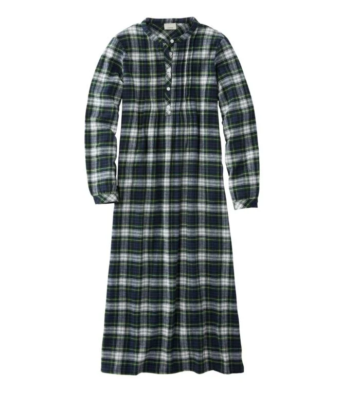 Women''s Scotch Plaid Flannel Nightgown - Image 12