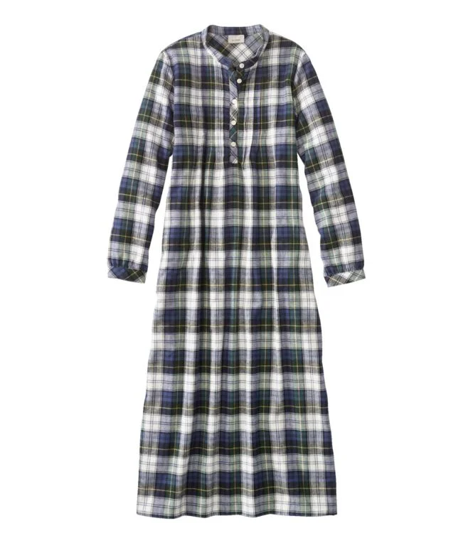 Women''s Scotch Plaid Flannel Nightgown - Image 13