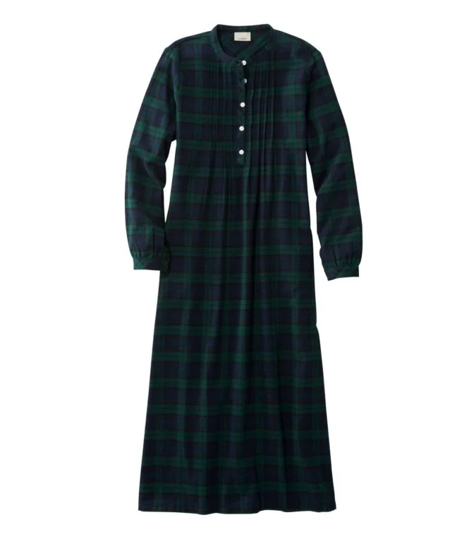 Women''s Scotch Plaid Flannel Nightgown - Image 6