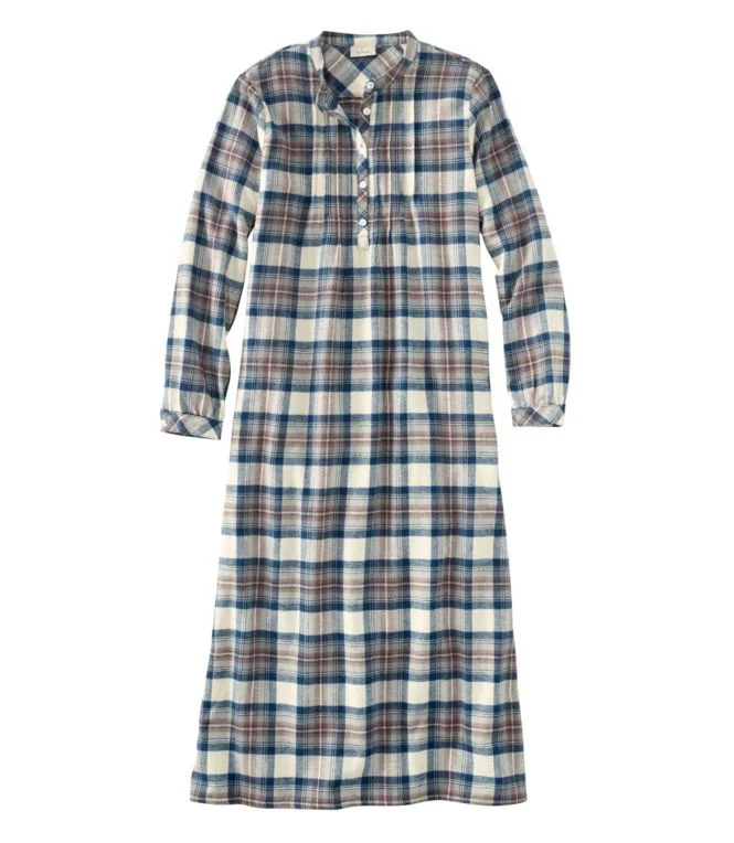 Women''s Scotch Plaid Flannel Nightgown - Image 7