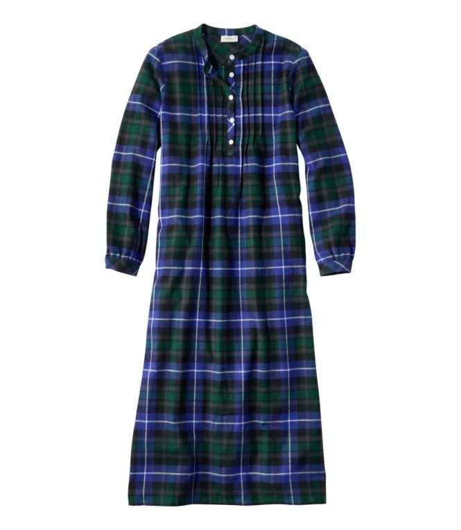Women''s Scotch Plaid Flannel Nightgown - Image 9