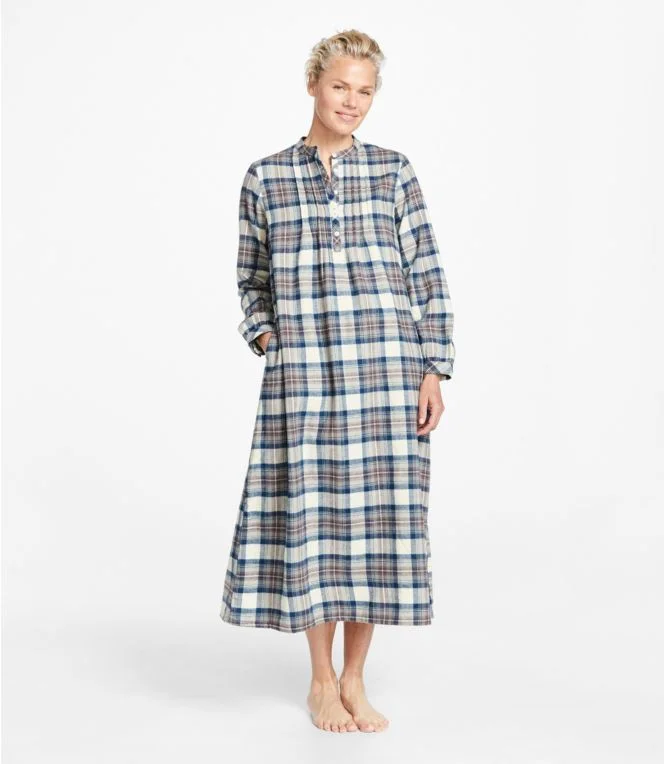 Women''s Scotch Plaid Flannel Nightgown - Image 3