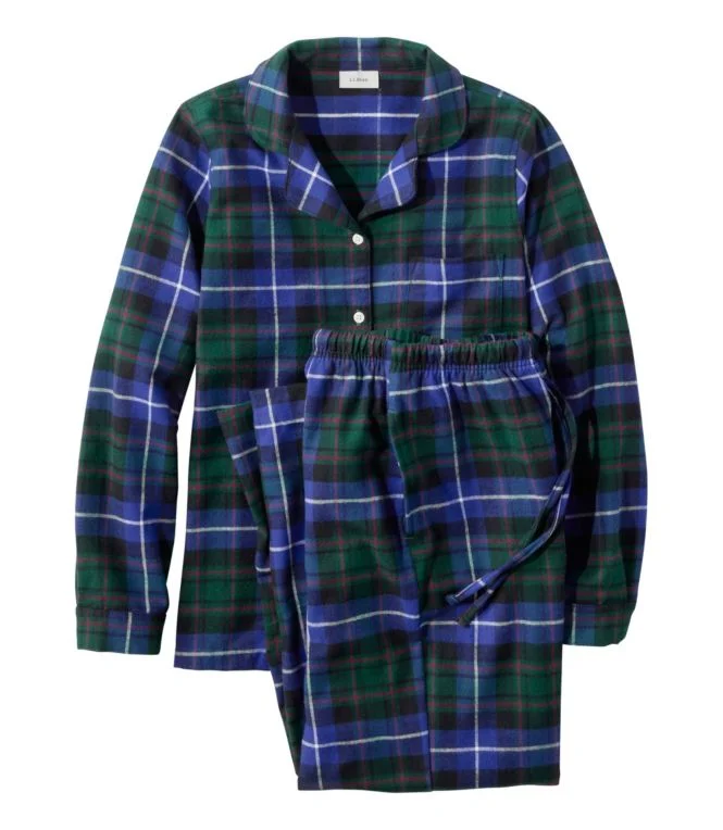 Women''s Scotch Plaid Flannel Pajamas - Image 12