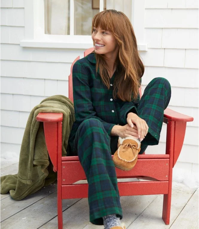 Women''s Scotch Plaid Flannel Pajamas - Image 7