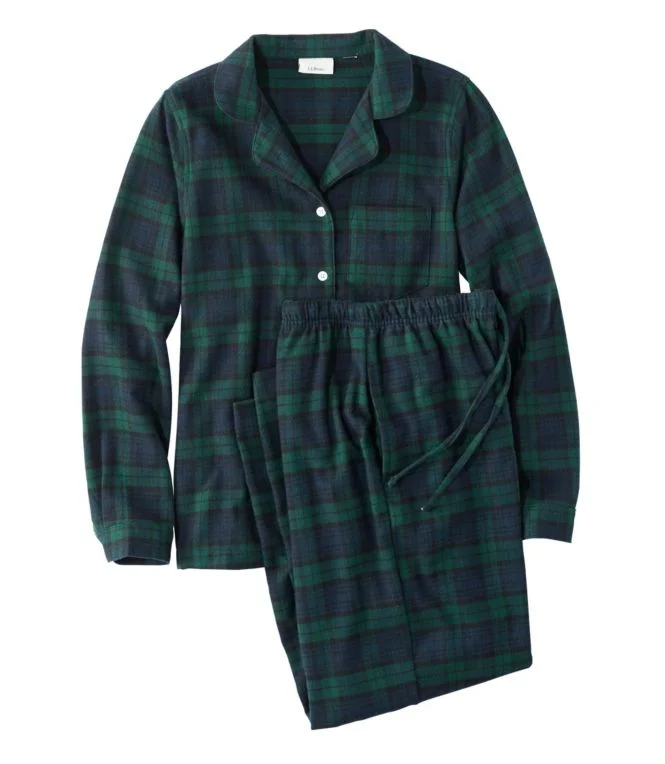 Women''s Scotch Plaid Flannel Pajamas - Image 9
