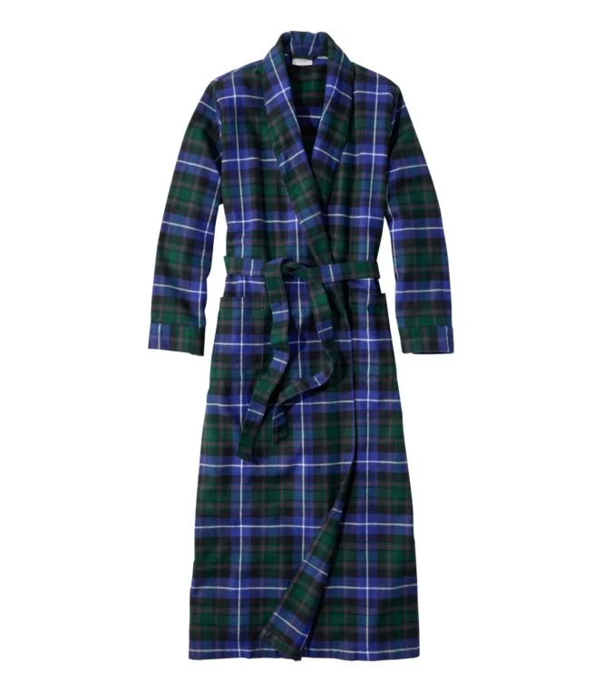 Women''s Scotch Plaid Flannel Robe - Image 10