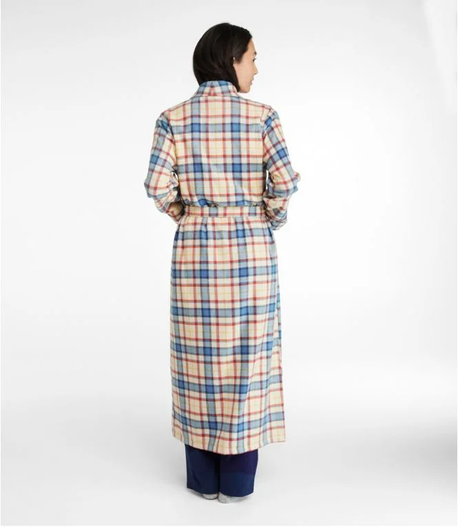 Women''s Scotch Plaid Flannel Robe - Image 4