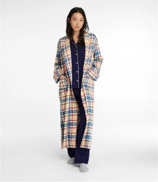 Women''s Scotch Plaid Flannel Robe - Image 5