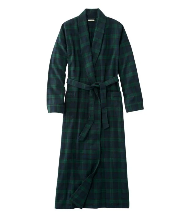 Women''s Scotch Plaid Flannel Robe - Image 8