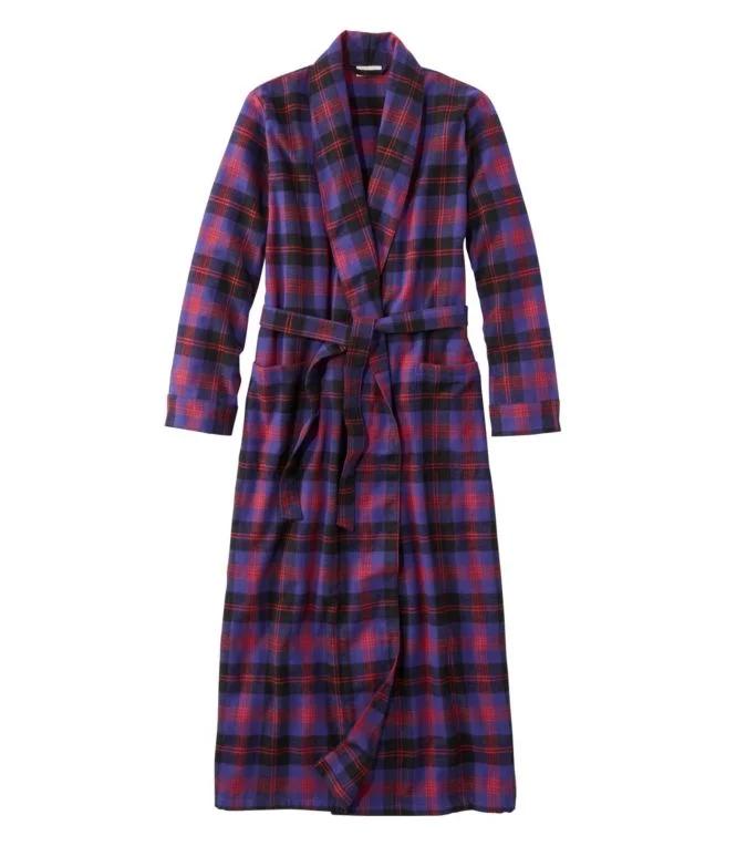 Alternative view of Women''s Scotch Plaid Flannel Robe