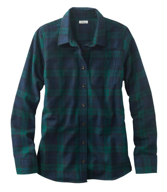 Women''s Scotch Plaid Flannel Shirt, Relaxed - Image 11