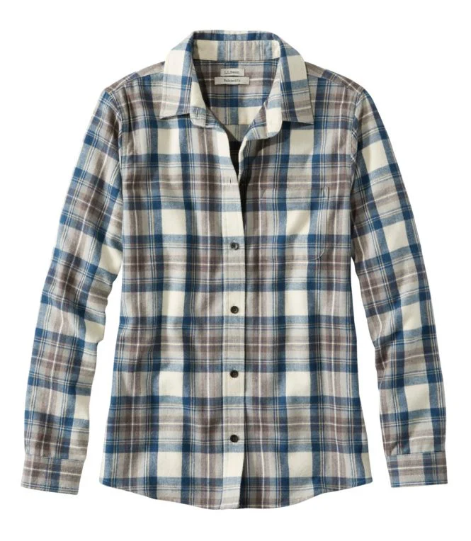 Women''s Scotch Plaid Flannel Shirt, Relaxed - Image 12