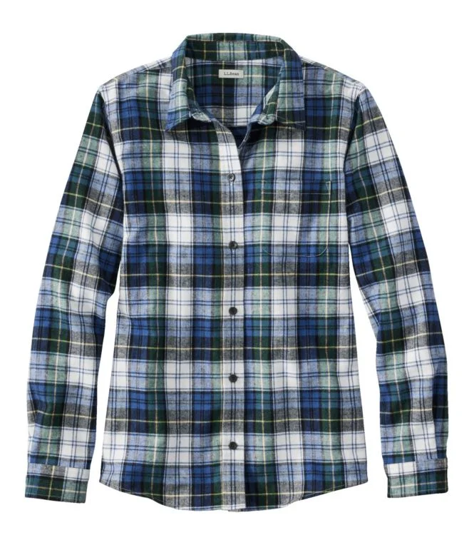 Women''s Scotch Plaid Flannel Shirt, Relaxed - Image 16