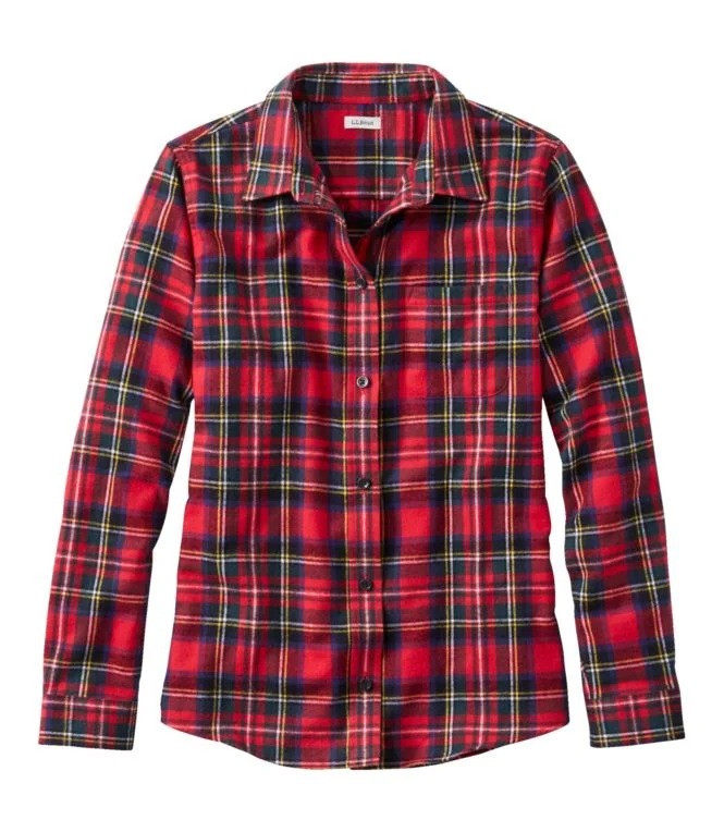 Women''s Scotch Plaid Flannel Shirt, Relaxed - Image 21