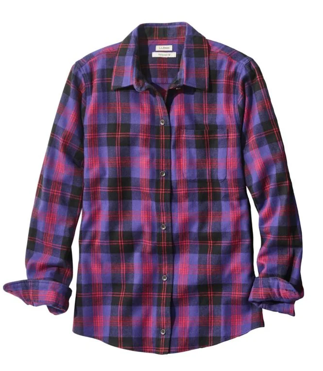 Women''s Scotch Plaid Flannel Shirt, Relaxed - Image 8