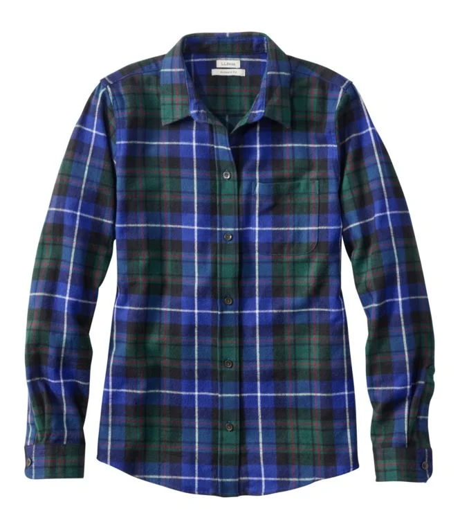 Women''s Scotch Plaid Flannel Shirt, Relaxed - Image 14