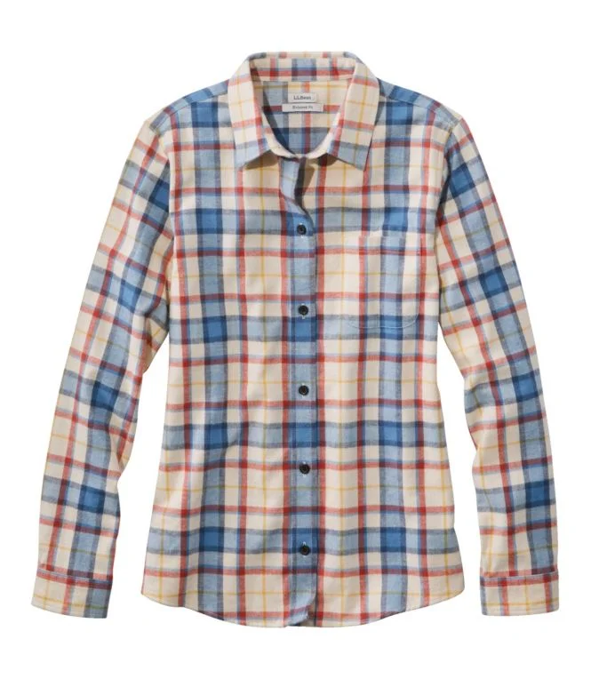 Women''s Scotch Plaid Flannel Shirt, Relaxed - Image 10