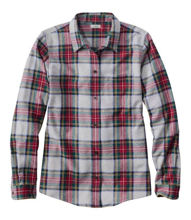 Women''s Scotch Plaid Flannel Shirt, Relaxed - Image 13