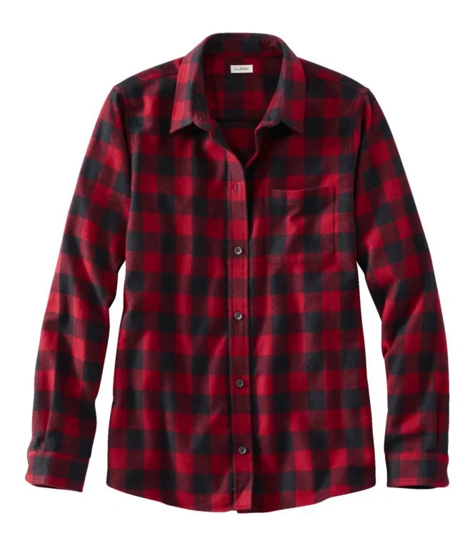 Women''s Scotch Plaid Flannel Shirt, Relaxed - Image 15