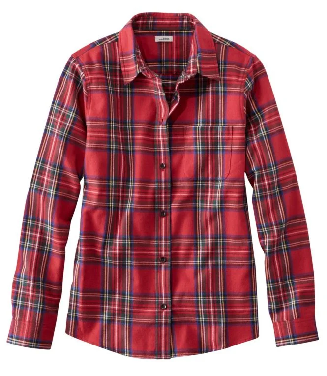 Women''s Scotch Plaid Flannel Shirt, Relaxed - Image 19