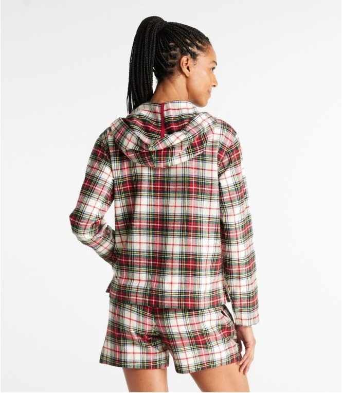 Women''s Scotch Plaid Flannel Sleep Top - Image 4