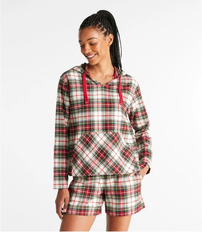 Women''s Scotch Plaid Flannel Sleep Top - Image 3