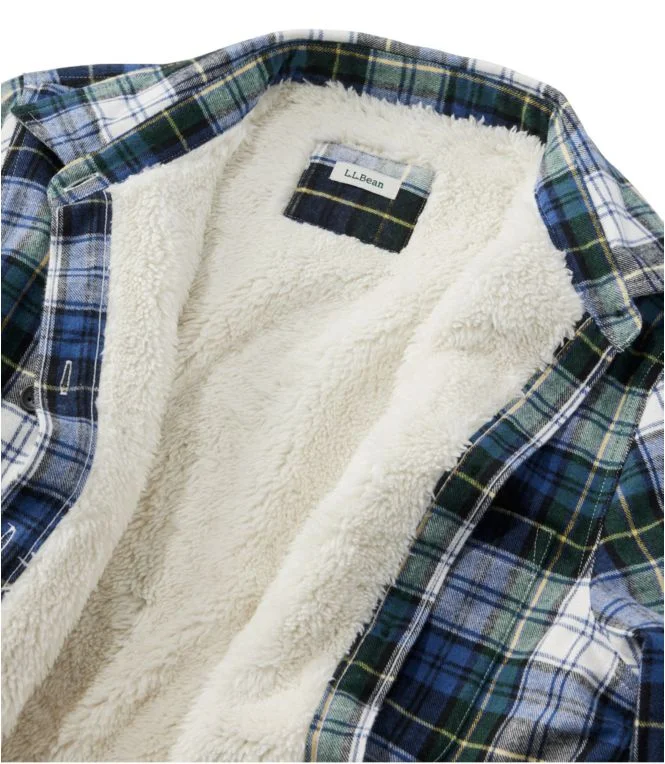 Women''s Scotch Plaid Shirt, Sherpa-Lined - Image 5